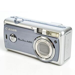 Canon PowerShot A400 3.2MP Digital Camera - Blue (Tested/Working)